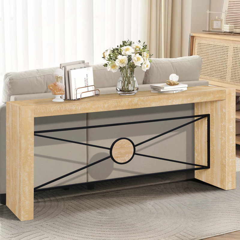 Console en bois, Naturel antique