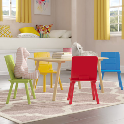 Delta Children Kids Table and Chair Set (4 Chairs Included) - Greenguard Gold Certified