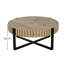 Table basse ronde, table basse cylindrique Handcraft