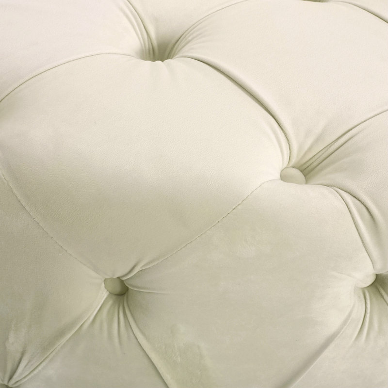 Repose-pieds de style moderne minimaliste, Beige