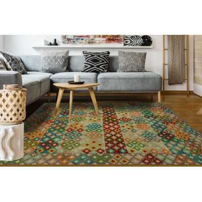 Tapis beige Balochi Kayonna