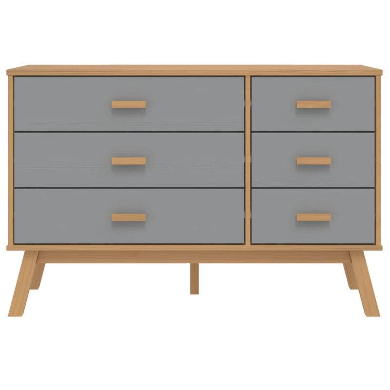 Lachish Accent Chest, Brown/Gray