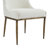 Urbina Modern 5-Piece Dining Table Set With Upholstered Chairs & Pedestal Base-125811026