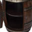 Calumet Rustic Barrel Side Table
