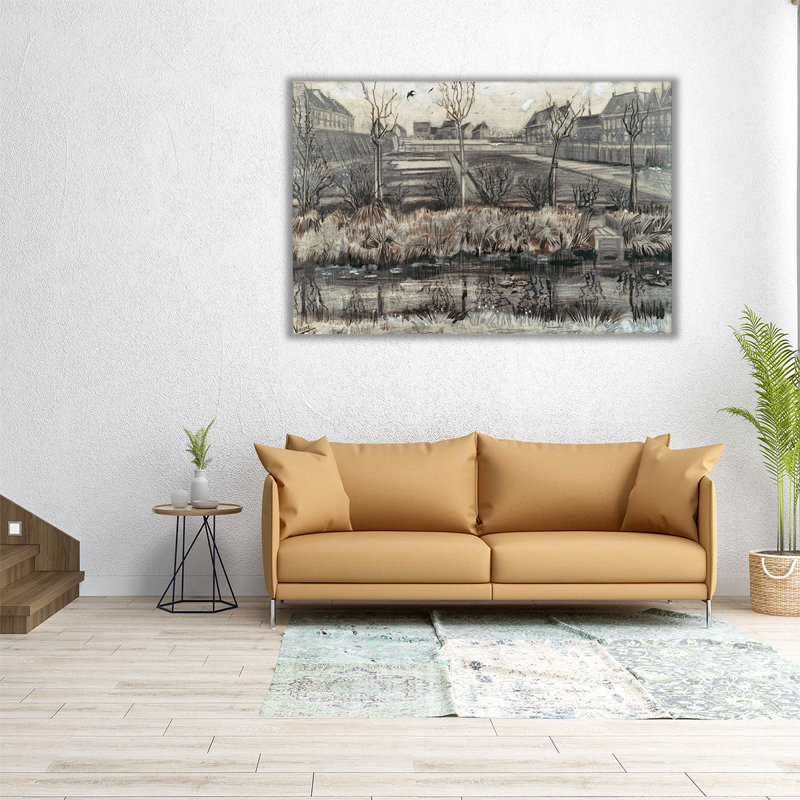 Nursery on Schenkweg, 1882 - reproduction d'art sur toile, H 32 po x l 48 po