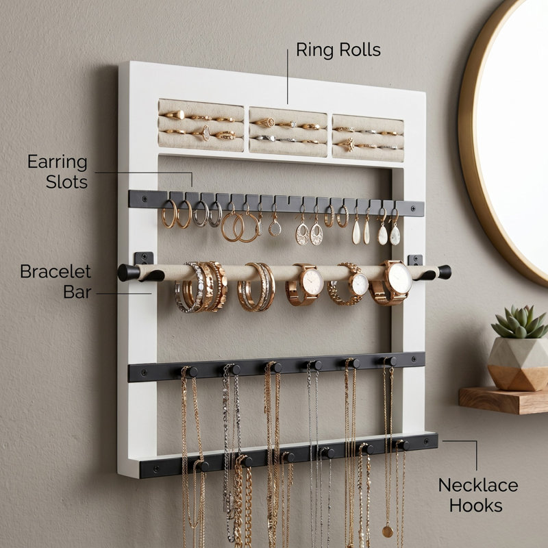 Polen Wood Accessory Racks