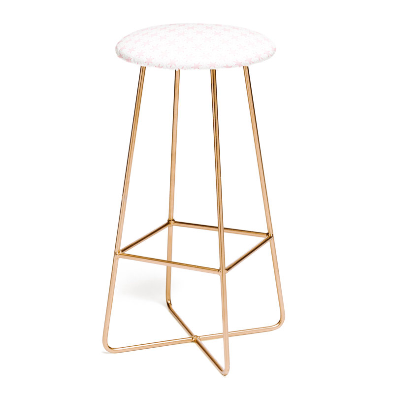 Tabouret de bar Hello Sayang, Rose, Or, Tabouret de bar (siège d'une hauteur de 30 po)