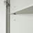 Grey Triangle Storage Cabinet With Adjustable Shelves - For Bedroom And Hallway Modern For A Clean Look