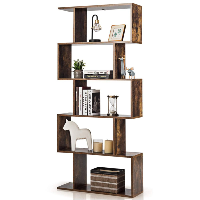 Frampton 158cm H x 70cm W Geometric Bookcase