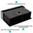 Gunmetal Black Sink 33", Stainless Steel 16 Gauge, With Smooth Surface And Excellent Drainage Performance 33" Kitchen In Black, Soundproof Pads Accumulation