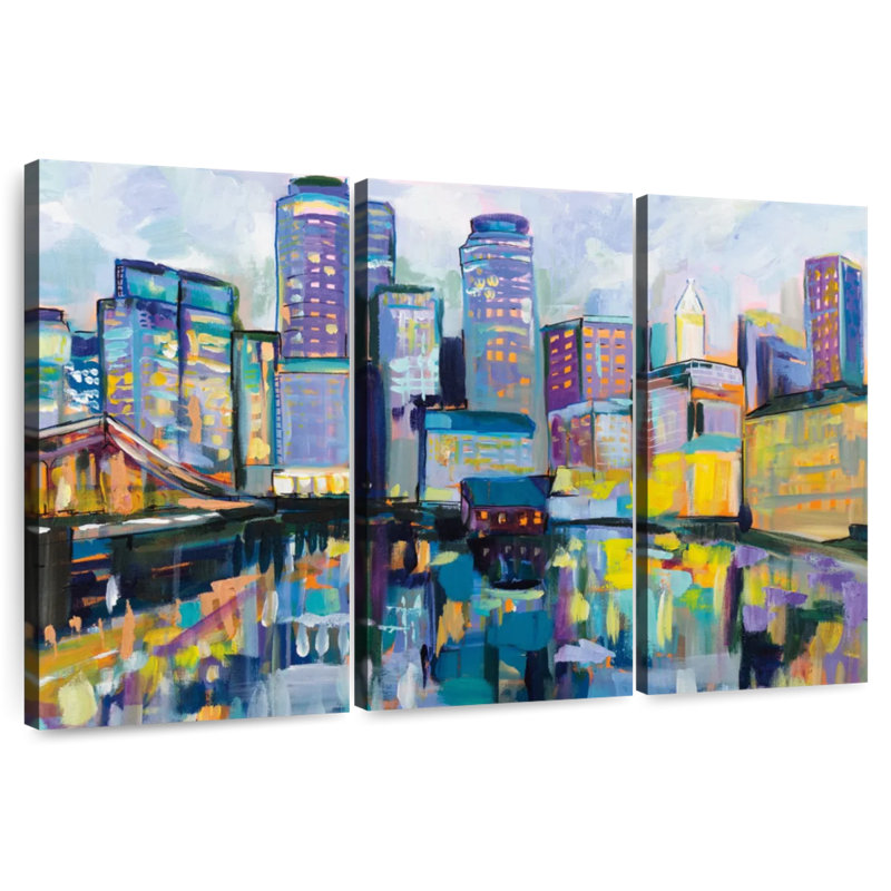 Sireci Boston Harbor, 28" H x 45" W