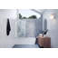 34" W. x 58.25" H in. Frameless Glass Hinged Bathtub Door-971818983