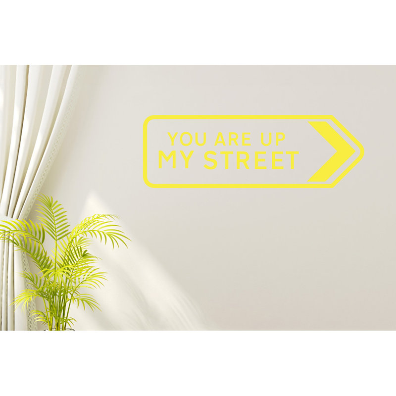 Wall Decal, Large, Bright Yellow