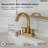 Centerset Bathroom Faucet with Drain Assembly, 2-handle Bathroom Sink Faucet-119315269