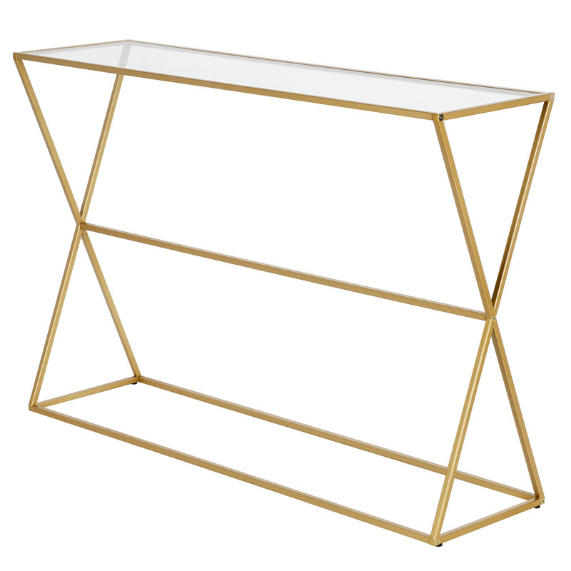 114.3Cm Console Table, Gold