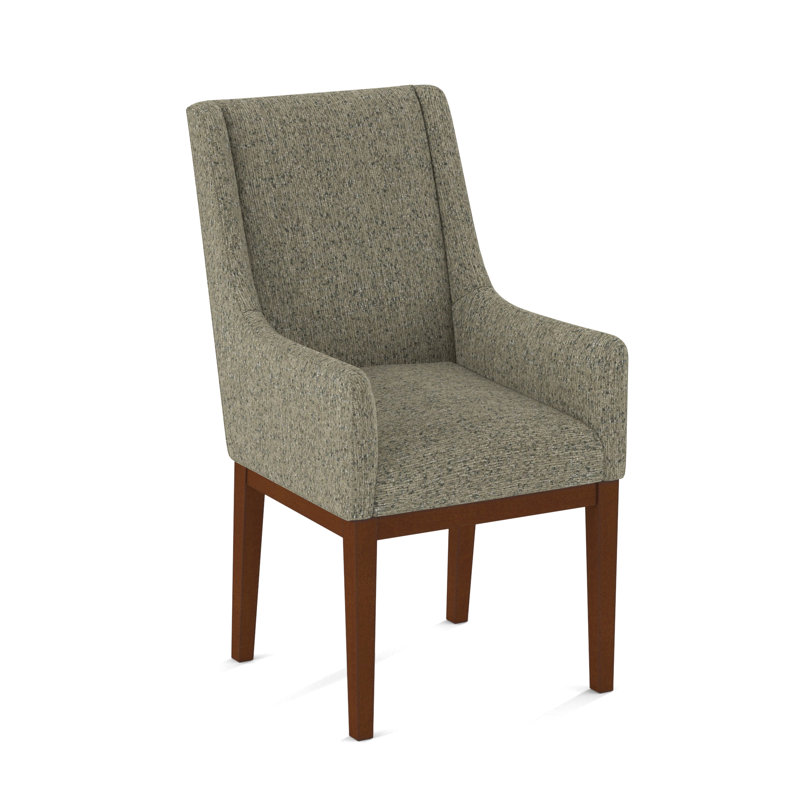 Upholstered Arm Chair, 61676-75, English Saddle