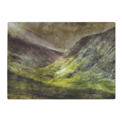 Tempered Glass Mountains of Glencoe in Scotland Chopping Board