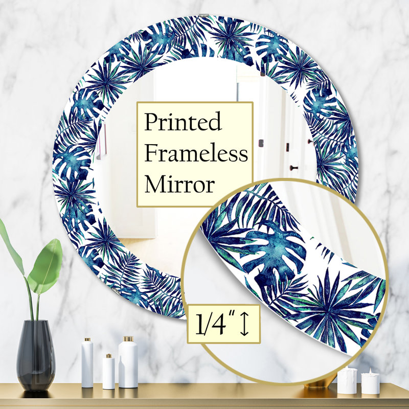 Miroir mural Tropical Mood 3, H 31,5 po x l po