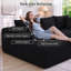 Canapé en L 108 po moderne, canapé modulaire rembourré avec coussin, canapé-lit à combinaison libre pour le salon, canapé à compression dans une boîte et aucun assemblage requis-542252939-538353753