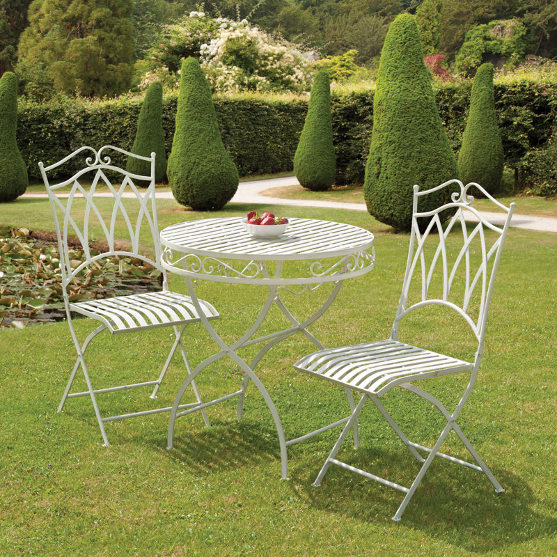 Round 3 - Piece 2 - Person 70Cm L Outdoor Bistro Set