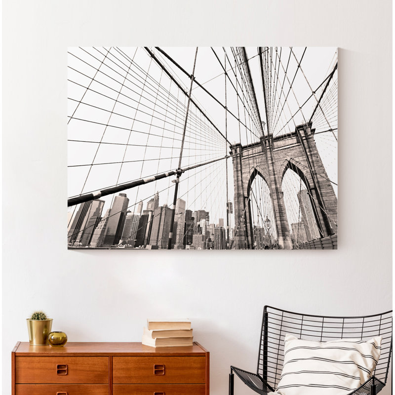 Pont de Brooklyn-reproduction de photo sur toile tendue