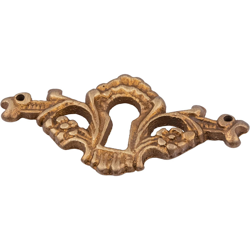 Restorers Antique Brass Skeleton Key - 1/8 Inch Pin Hole