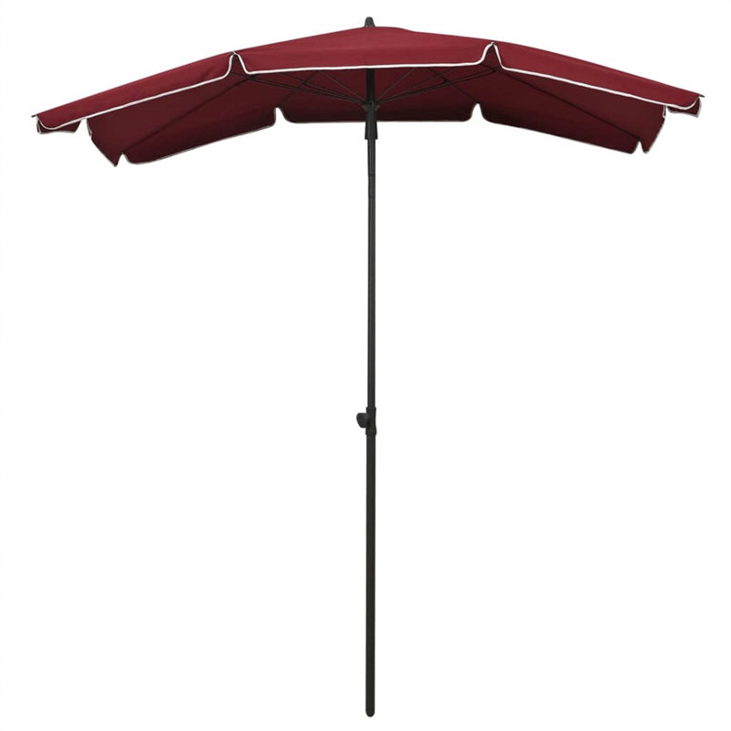 Kaidence 200cm X 130cm Rectangular Market Parasol, Red