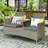 Albertis Wicker 2 - Person Patio Conversation Set with Cushions