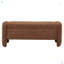 Banc de rangement ovale en tissu de chenille-1113734590