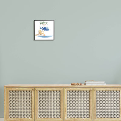 «Relax You On Lake», art de la giclée par Deb Strain
