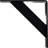 2"W x 10"D x 10"H Traditional Steel Bracket, Powder Coated Black-64105929-64105935
