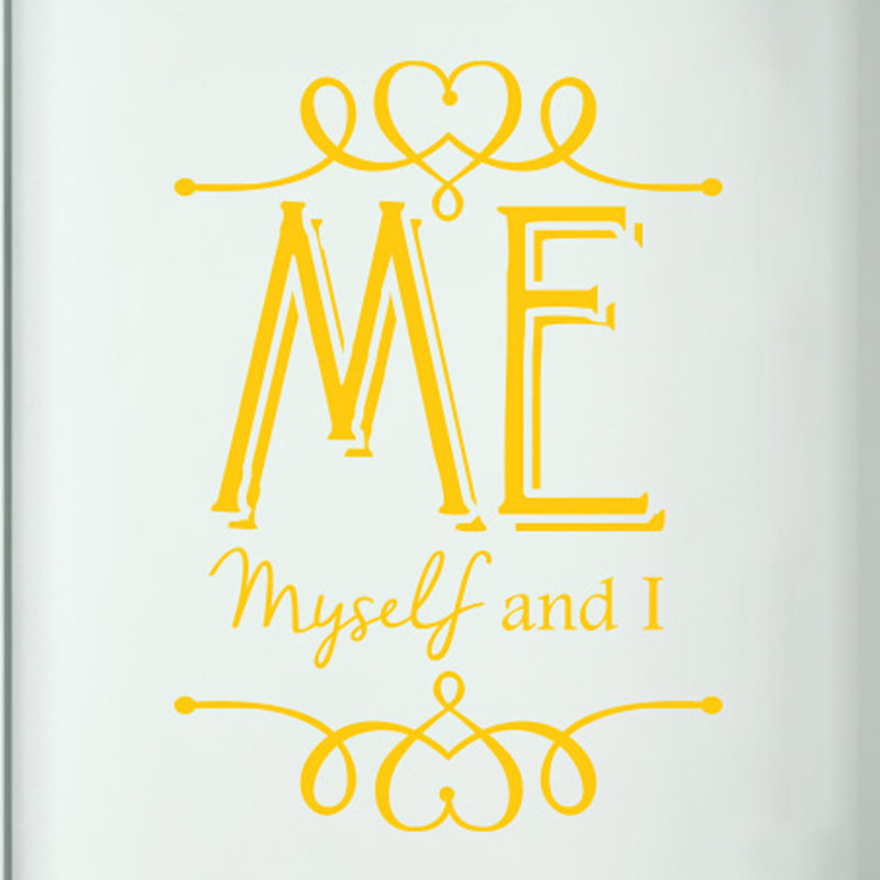 Wall Decal, Dark Yellow