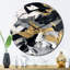 Horloge murale Waves Of Midnight Passion-93380254