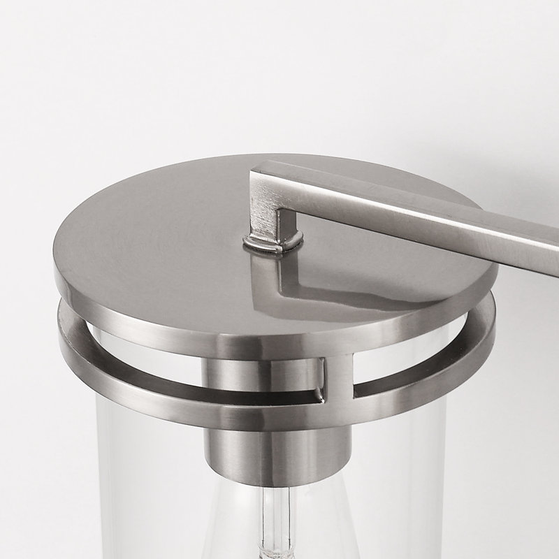 3-Light Dimmable Nickel Vanity Light