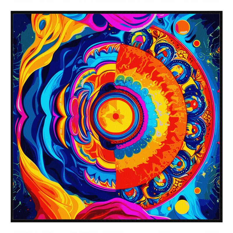Vortex Radiance Rug, Square 6'