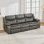  Ensemble de salon inclinable manuel 3 pièces avec haut-parleurs Bluetooth, porte-gobelets et console de rangement Adwin-396479696