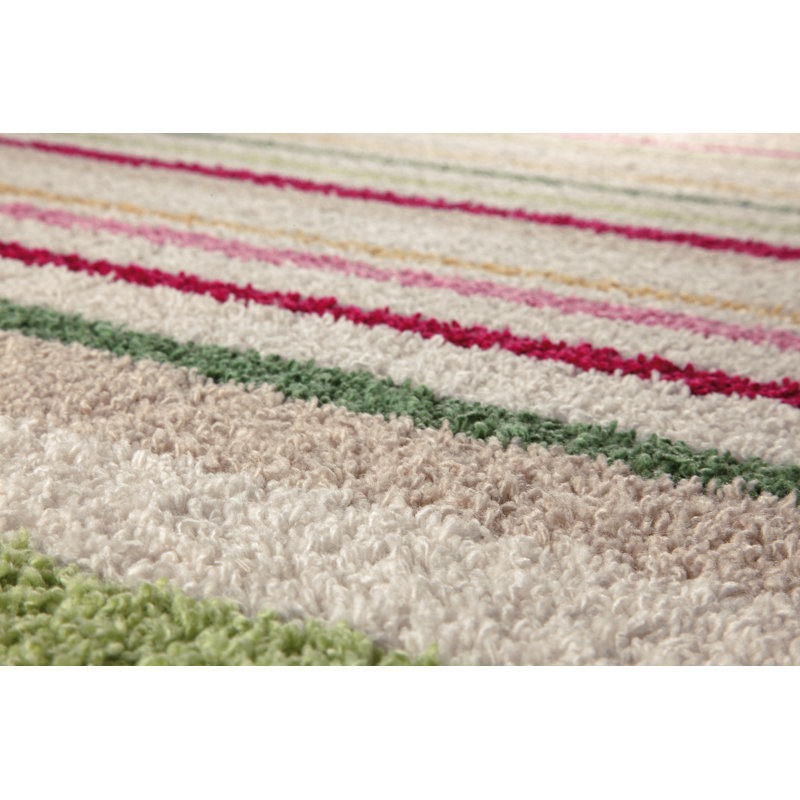 Striped Area Rug, Rectangle 70 x 140cm