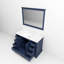 Meuble-lavabo simple l 48 po x P 22 po Dukes et miroir 46 po Dukes-2091902026-2091902024