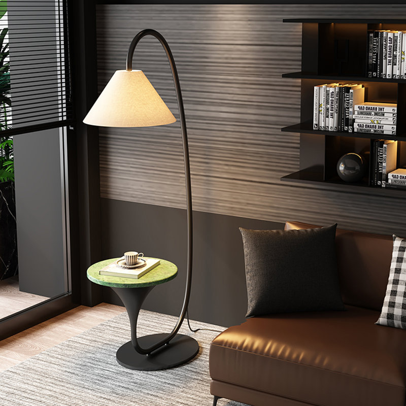 Marble Tray Art-Style Floor Lamp