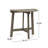 Outdoor 3Pc Half-Round Folding Acacia Wood Bistro Set: Weather-Resistant, Space-Saving,Grey
