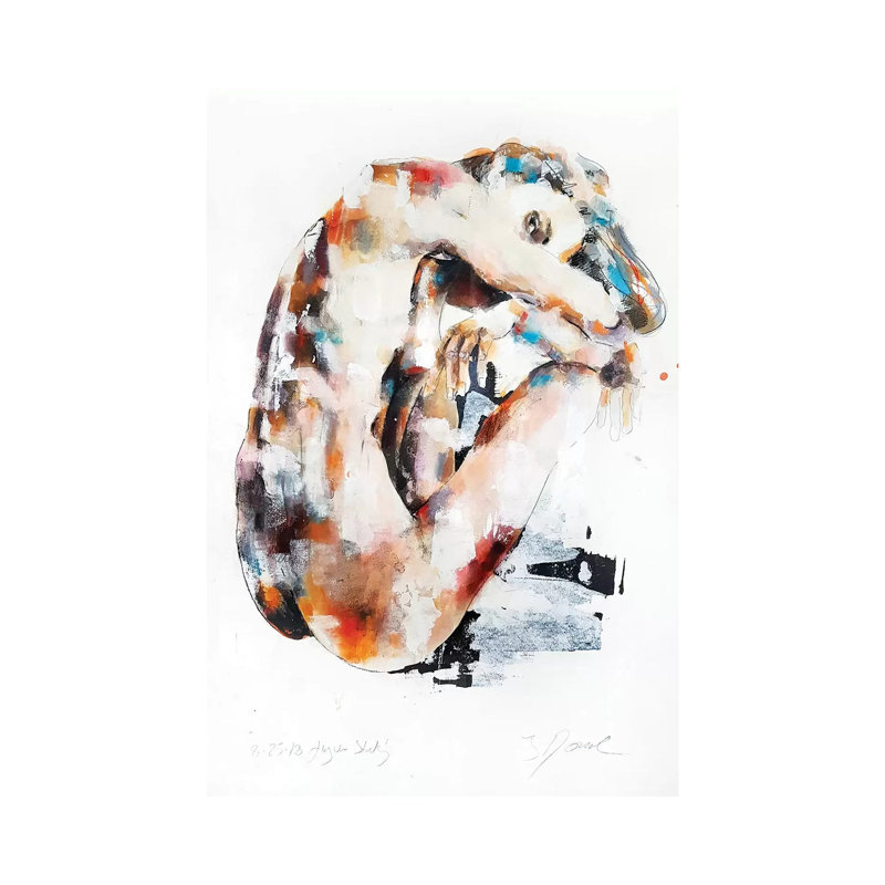 Figure Study by Thomas Donaldson - Wrapped Canvas Painting, 66.04 cm H x 45.72 cm W x 1.91 cm D