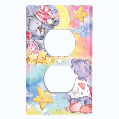 Plaque murale 1 sortie