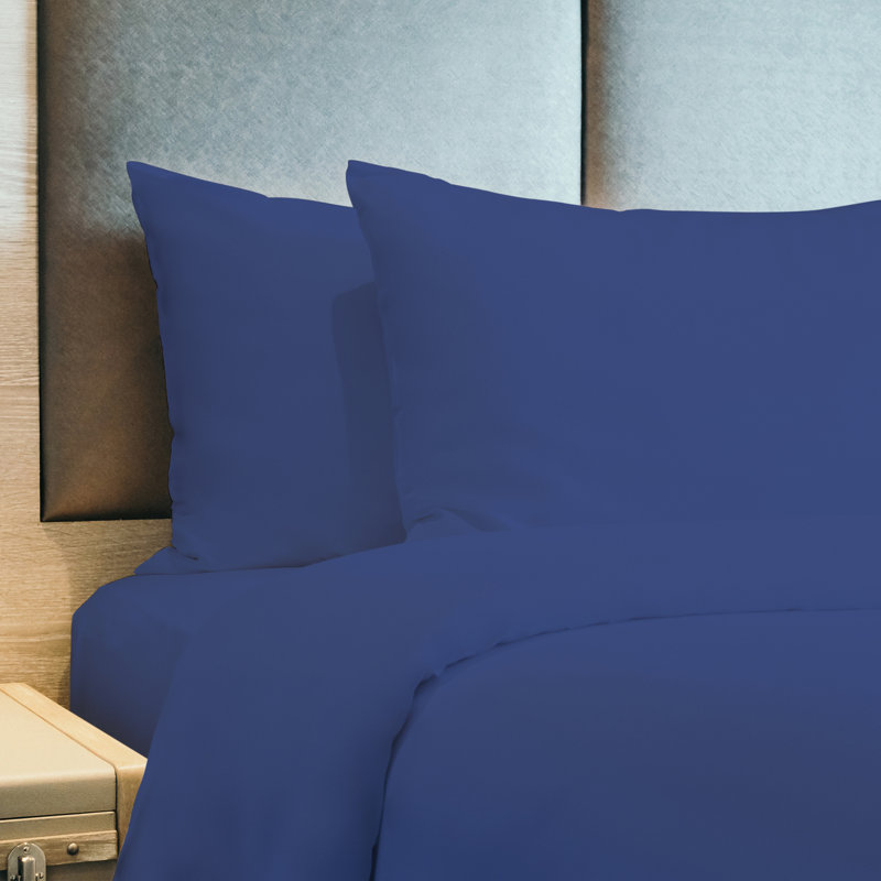 Microfiber Sheet Set, Queen Sheet Set + 1 Fitted Sheet + 4 Pillowcases, Royal Blue