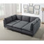 Canapé modulaire de coin avec repose-pieds 93,5 po Chelon-455639420