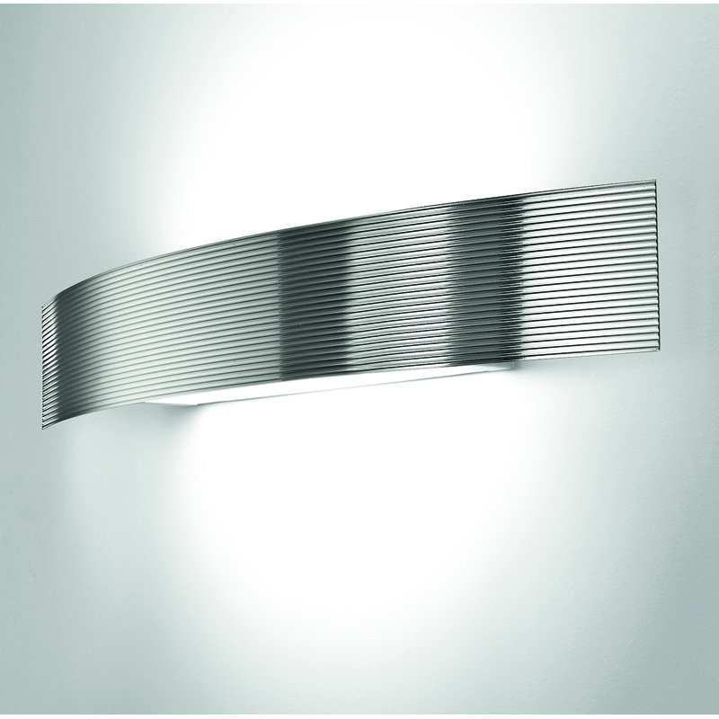 LED Flush Mounted Sconce, Stainless Steel