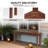 45-Inch Solid Wood Backless Patio Bench