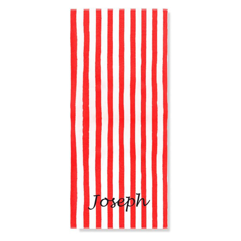 Serviette de plage 100% coton Ayomipo, Beige, Oui