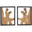 Arlo - Ensemble de 2 reproductions encadrées sur toile