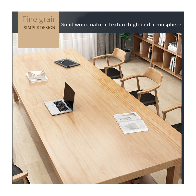 Raynna Solid Wood Executive Desk, 29.52" H x 62.99" W x 27.55" D
