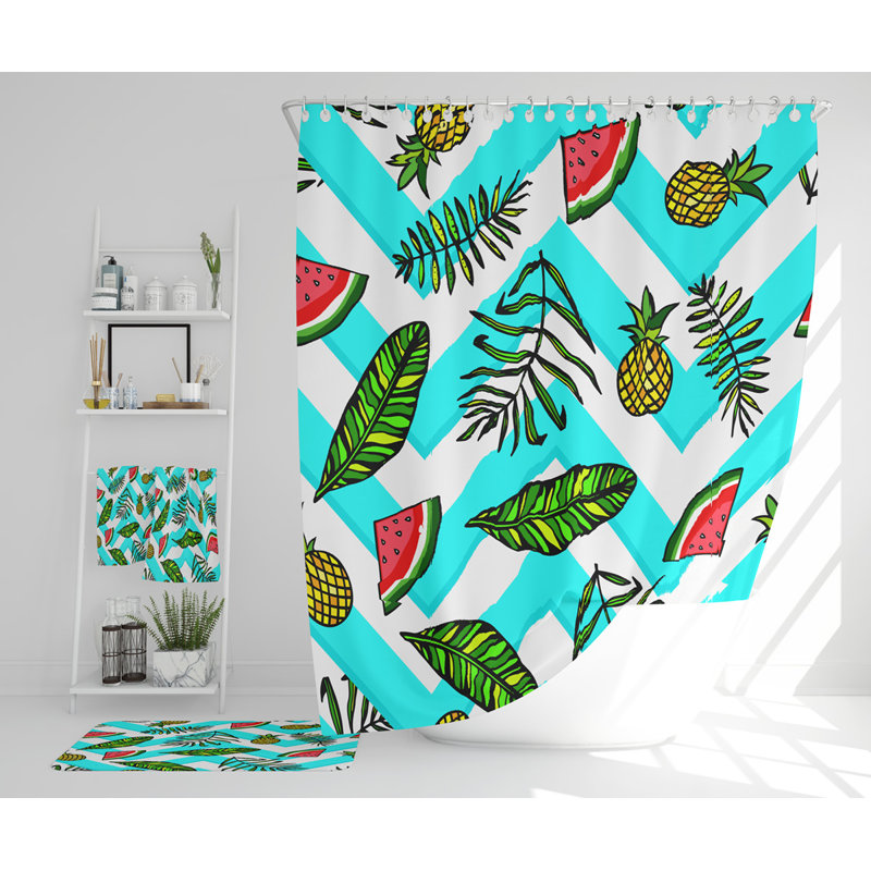 Nashlly Polyester Shower Curtain Set